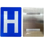 Reflective Aluminum Sign - Diamond Grade Reflective Aluminum Hospital Sign